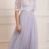 Needle & Thread Holding LTD Sweetheart Lace Bodice Ankle Gown
