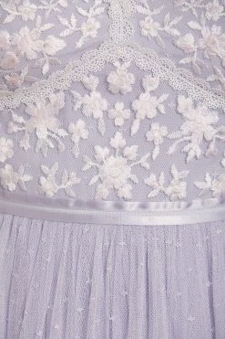 Needle & Thread Holding LTD Sweetheart Lace Bodice Ankle Gown