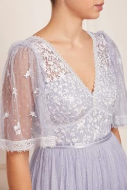 Needle & Thread Holding LTD Sweetheart Lace Bodice Ankle Gown