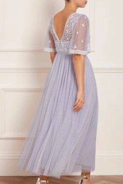 Needle & Thread Holding LTD Sweetheart Lace Bodice Ankle Gown