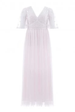 Needle & Thread Holding LTD Sweetheart Lace Bodice Ankle Gown New Arrivals