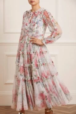 Needle & Thread Holding LTD Sweet Posy Ankle Gown All - Womenswear