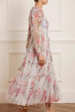 Needle & Thread Holding LTD Sweet Posy Ankle Gown All - Womenswear