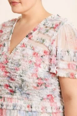 Needle & Thread Holding LTD Sweet Posy V-Neck Ruffle Gown 11 Needle & Thread Holding LTD Sweet Posy V-Neck Ruffle Gown