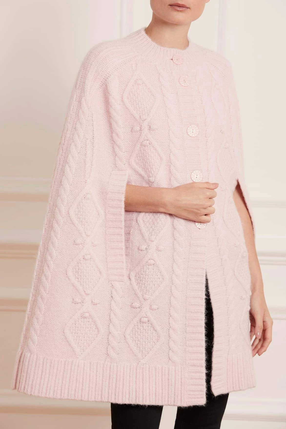 Needle & Thread Holding LTD All - Womenswear Sylvie Cable Cape 3 Needle & Thread Holding LTD All - Womenswear Sylvie Cable Cape