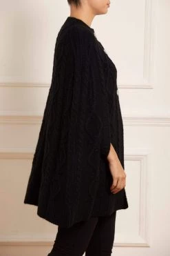 Needle & Thread Holding LTD All - Womenswear Sylvie Cable Jewelled Knee Length Cape 9 Needle & Thread Holding LTD All - Womenswear Sylvie Cable Jewelled Knee Length Cape