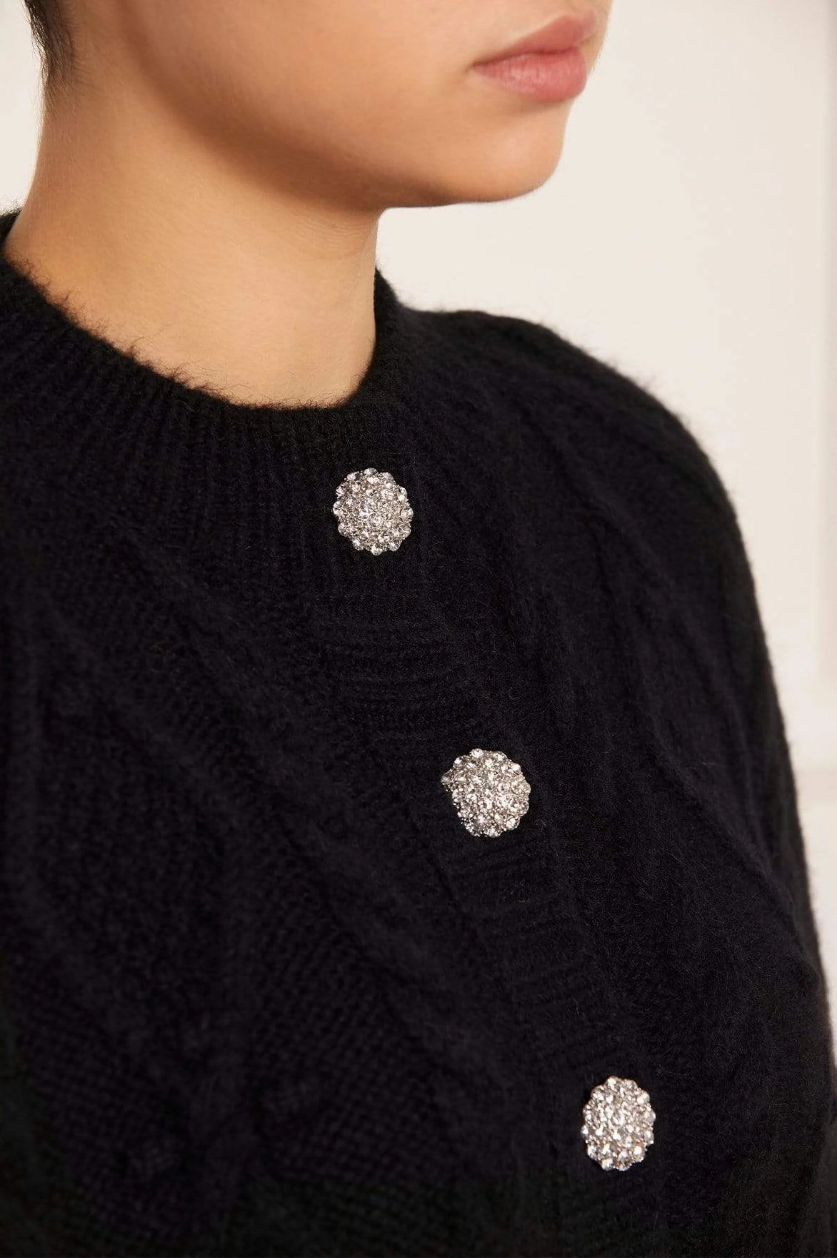 Needle & Thread Holding LTD All - Womenswear Sylvie Cable Jewelled Knee Length Cape 5 Needle & Thread Holding LTD All - Womenswear Sylvie Cable Jewelled Knee Length Cape