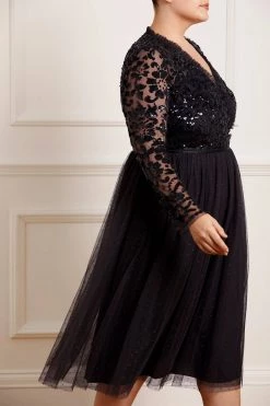 Needle & Thread Holding LTD Tempest Bodice V-Neck Midaxi Dress All - Womenswear 9 Needle & Thread Holding LTD Tempest Bodice V-Neck Midaxi Dress All - Womenswear