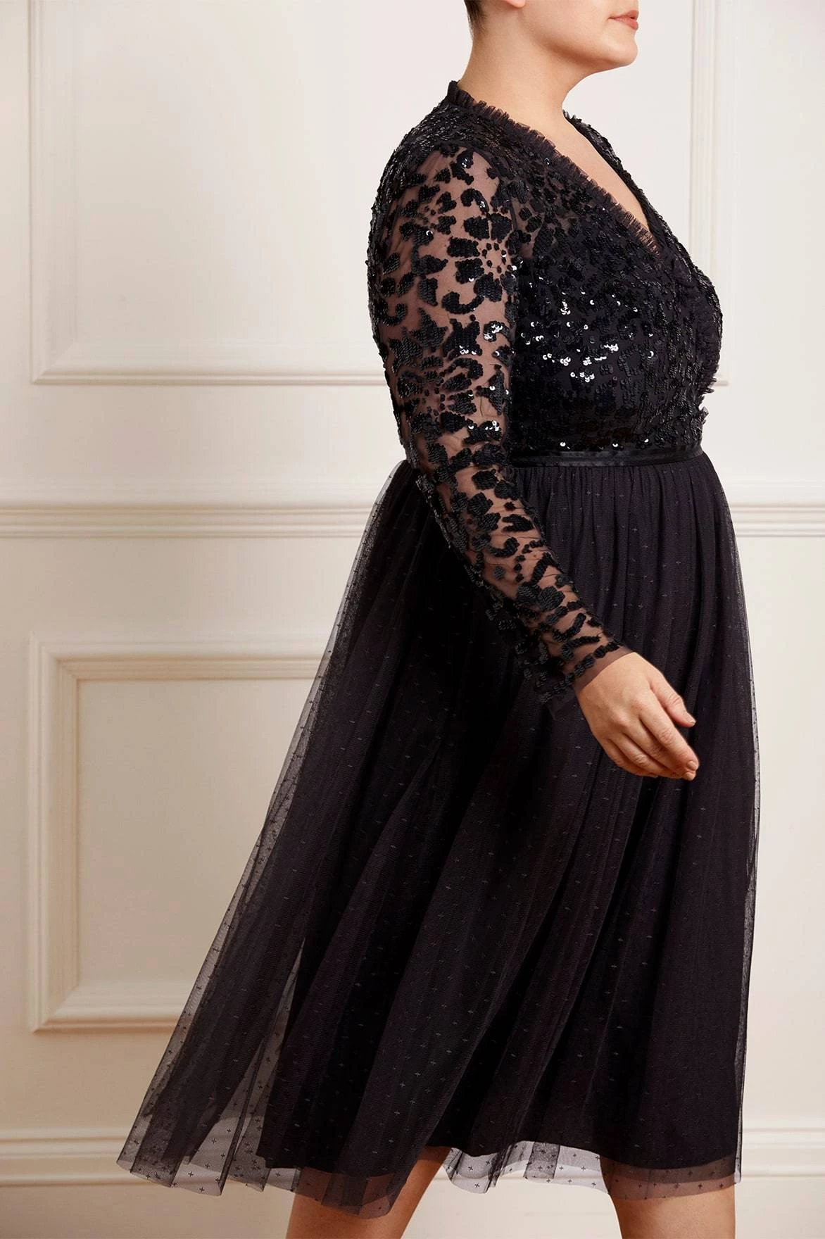 Needle & Thread Holding LTD Tempest Bodice V-Neck Midaxi Dress All - Womenswear 3 Needle & Thread Holding LTD Tempest Bodice V-Neck Midaxi Dress All - Womenswear