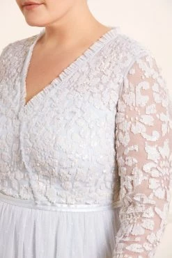 Needle & Thread Holding LTD Tempest V-Neck Bodice Ankle Gown