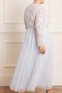 Needle & Thread Holding LTD Tempest V-Neck Bodice Ankle Gown