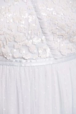 Needle & Thread Holding LTD Tempest V-Neck Bodice Ankle Gown