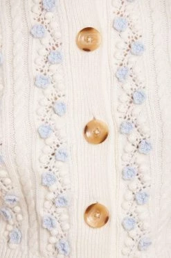 Needle & Thread Holding LTD Trailing Flowers Short Cardigan 13 Needle & Thread Holding LTD Trailing Flowers Short Cardigan