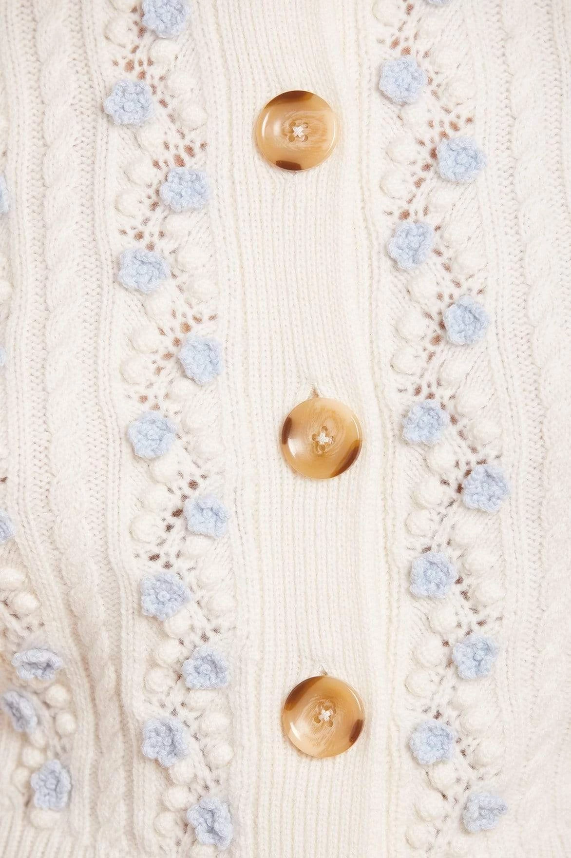 Needle & Thread Holding LTD Trailing Flowers Short Cardigan 6 Needle & Thread Holding LTD Trailing Flowers Short Cardigan