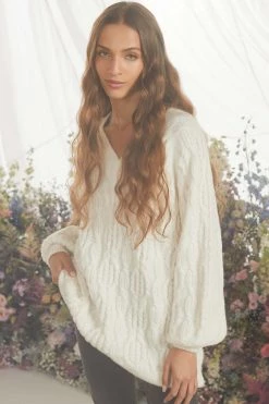 Needle & Thread Holding LTD All - Womenswear Twisted Cable Longline Jumper