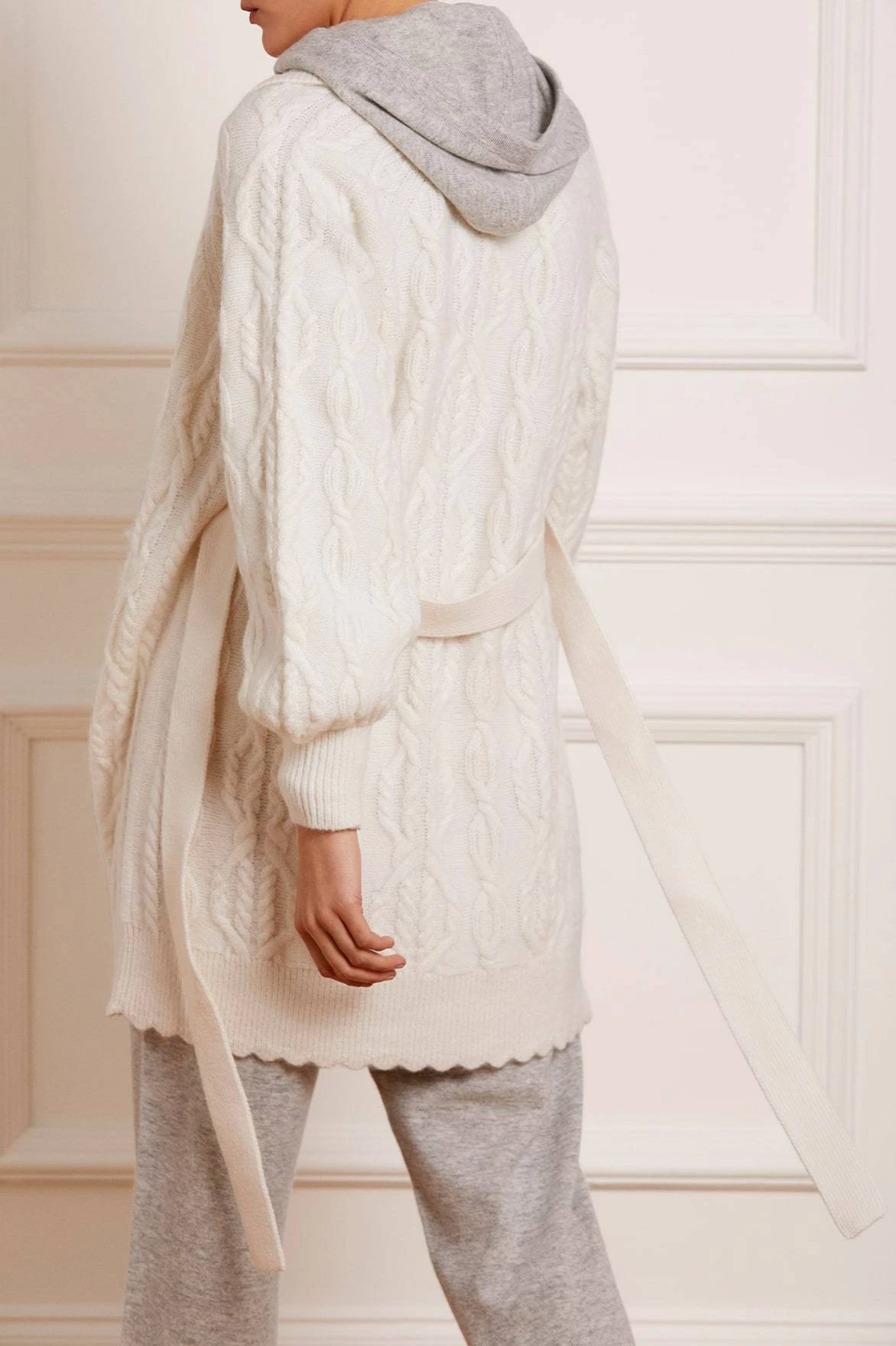 Needle & Thread Holding LTD All - Womenswear Twisted Cable Knee Length Cardigan 6 Needle & Thread Holding LTD All - Womenswear Twisted Cable Knee Length Cardigan