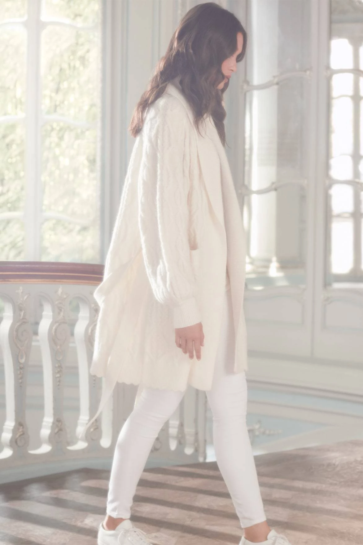 Needle & Thread Holding LTD All - Womenswear Twisted Cable Knee Length Cardigan 7 Needle & Thread Holding LTD All - Womenswear Twisted Cable Knee Length Cardigan