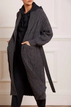 Needle & Thread Holding LTD Twisted Cable Maxi Cardigan