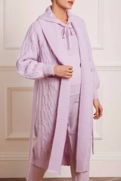 Needle & Thread Holding LTD Twisted Cable Maxi Cardigan All - Womenswear