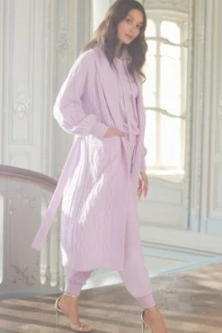 Needle & Thread Holding LTD Twisted Cable Maxi Cardigan All - Womenswear