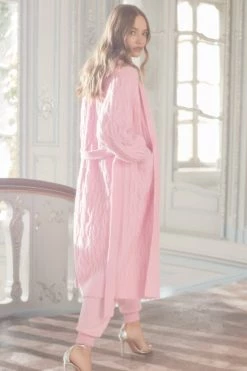 Needle & Thread Holding LTD Twisted Cable Maxi Cardigan