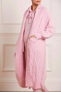 Needle & Thread Holding LTD Twisted Cable Maxi Cardigan