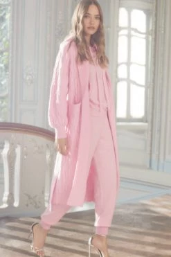 Needle & Thread Holding LTD Twisted Cable Maxi Cardigan