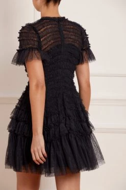 Needle & Thread Holding LTD New Arrivals Valentine Ruffle Micro Mini Dress