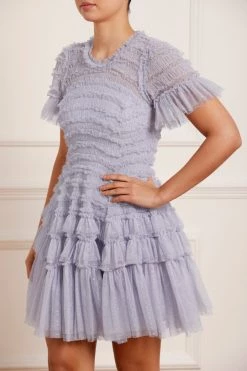 Needle & Thread Holding LTD New Arrivals Valentine Ruffle Micro Mini Dress