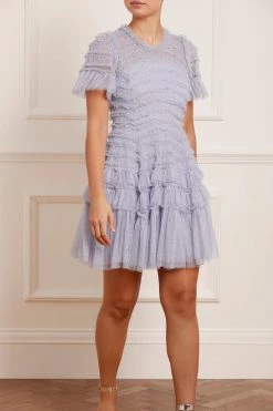 Needle & Thread Holding LTD New Arrivals Valentine Ruffle Micro Mini Dress