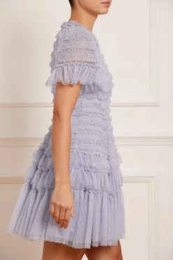 Needle & Thread Holding LTD New Arrivals Valentine Ruffle Micro Mini Dress