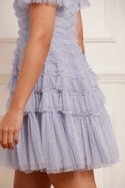 Needle & Thread Holding LTD New Arrivals Valentine Ruffle Micro Mini Dress