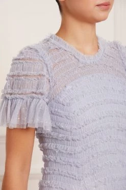 Needle & Thread Holding LTD New Arrivals Valentine Ruffle Micro Mini Dress