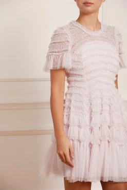 Needle & Thread Holding LTD New Arrivals Valentine Ruffle Micro Mini Dress