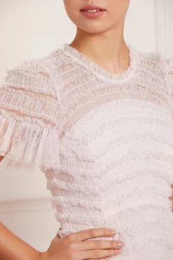 Needle & Thread Holding LTD New Arrivals Valentine Ruffle Micro Mini Dress