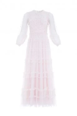 Needle & Thread Holding LTD Violet Shimmer Ankle Gown New Arrivals