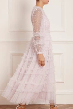 Needle & Thread Holding LTD Violet Shimmer Ankle Gown New Arrivals 12 Needle & Thread Holding LTD Violet Shimmer Ankle Gown New Arrivals