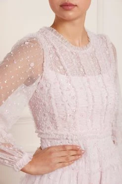 Needle & Thread Holding LTD Violet Shimmer Ankle Gown New Arrivals 15 Needle & Thread Holding LTD Violet Shimmer Ankle Gown New Arrivals