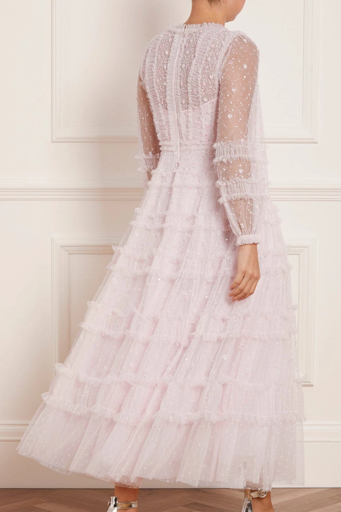 Needle & Thread Holding LTD Violet Shimmer Ankle Gown New Arrivals 8 Needle & Thread Holding LTD Violet Shimmer Ankle Gown New Arrivals