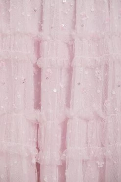 Needle & Thread Holding LTD Violet Shimmer Micro Mini Dress New Arrivals