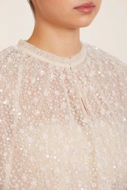 Needle & Thread Holding LTD Violet Shimmer Short Cape 6 Needle & Thread Holding LTD Violet Shimmer Short Cape