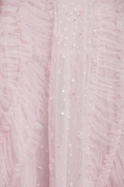 Needle & Thread Holding LTD Violet Shimmer Strapless Corset Ballerina Dress New Arrivals