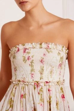 Needle & Thread Holding LTD All - Womenswear Waltzing Blooms Cotton Smocked Bandeau Ballerina Dress 15 Needle & Thread Holding LTD All - Womenswear Waltzing Blooms Cotton Smocked Bandeau Ballerina Dress