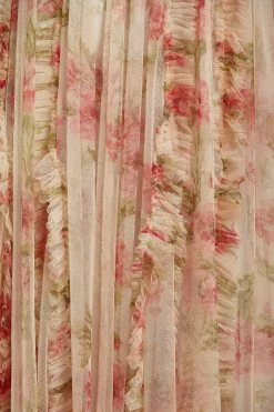 Needle & Thread Holding LTD Waltzing Blooms Garden Round Neck Ballerina Dress