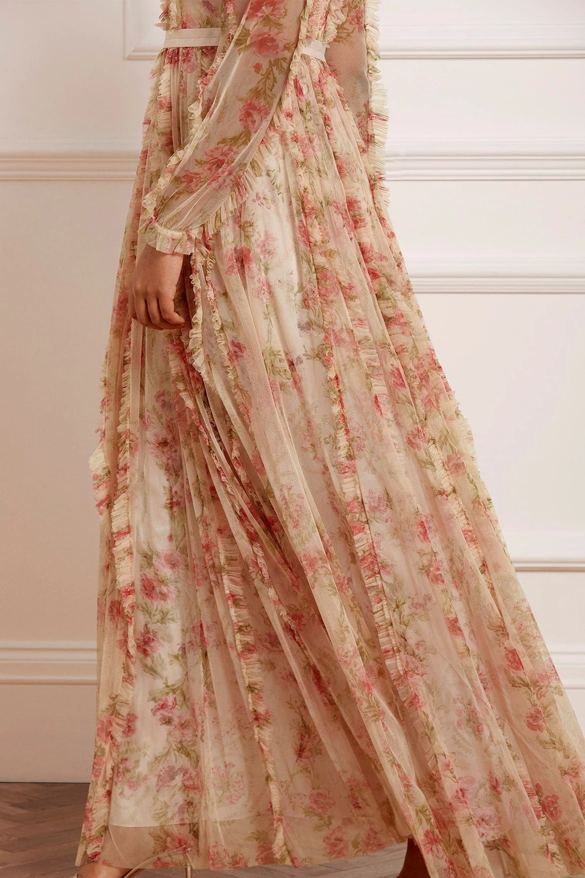 Needle & Thread Holding LTD All - Womenswear Waltzing Blooms Garden V-Neck Gown 5 Needle & Thread Holding LTD All - Womenswear Waltzing Blooms Garden V-Neck Gown