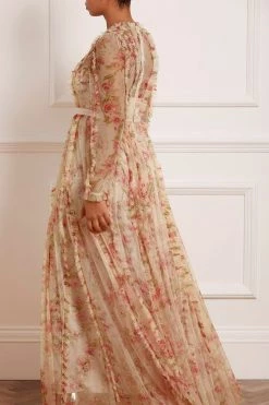 Needle & Thread Holding LTD All - Womenswear Waltzing Blooms Garden V-Neck Gown 15 Needle & Thread Holding LTD All - Womenswear Waltzing Blooms Garden V-Neck Gown