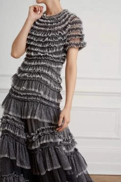 Needle & Thread Holding LTD All - Womenswear Wild Rose Ruffle Gown