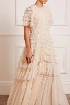 Needle & Thread Holding LTD Willow Ruffle Gown All - Womenswear
