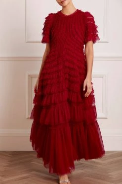 Needle & Thread Holding LTD All - Womenswear Willow Ruffle Gown 11 Needle & Thread Holding LTD All - Womenswear Willow Ruffle Gown