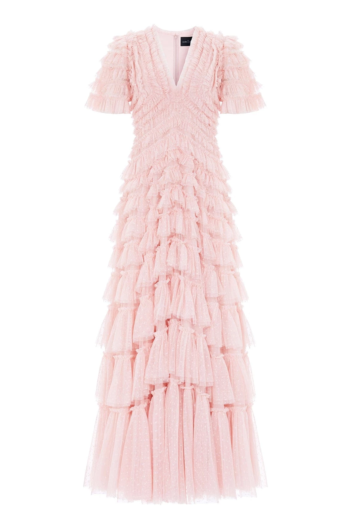 Needle & Thread Holding LTD Willow Ruffle V-Neck Gown All - Womenswear 2 Needle & Thread Holding LTD Willow Ruffle V-Neck Gown All - Womenswear